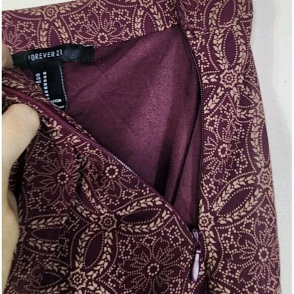 Forever 21 Midi Wrap Contemporary Skirt Women Size M Coastal - Picture 10 of 10